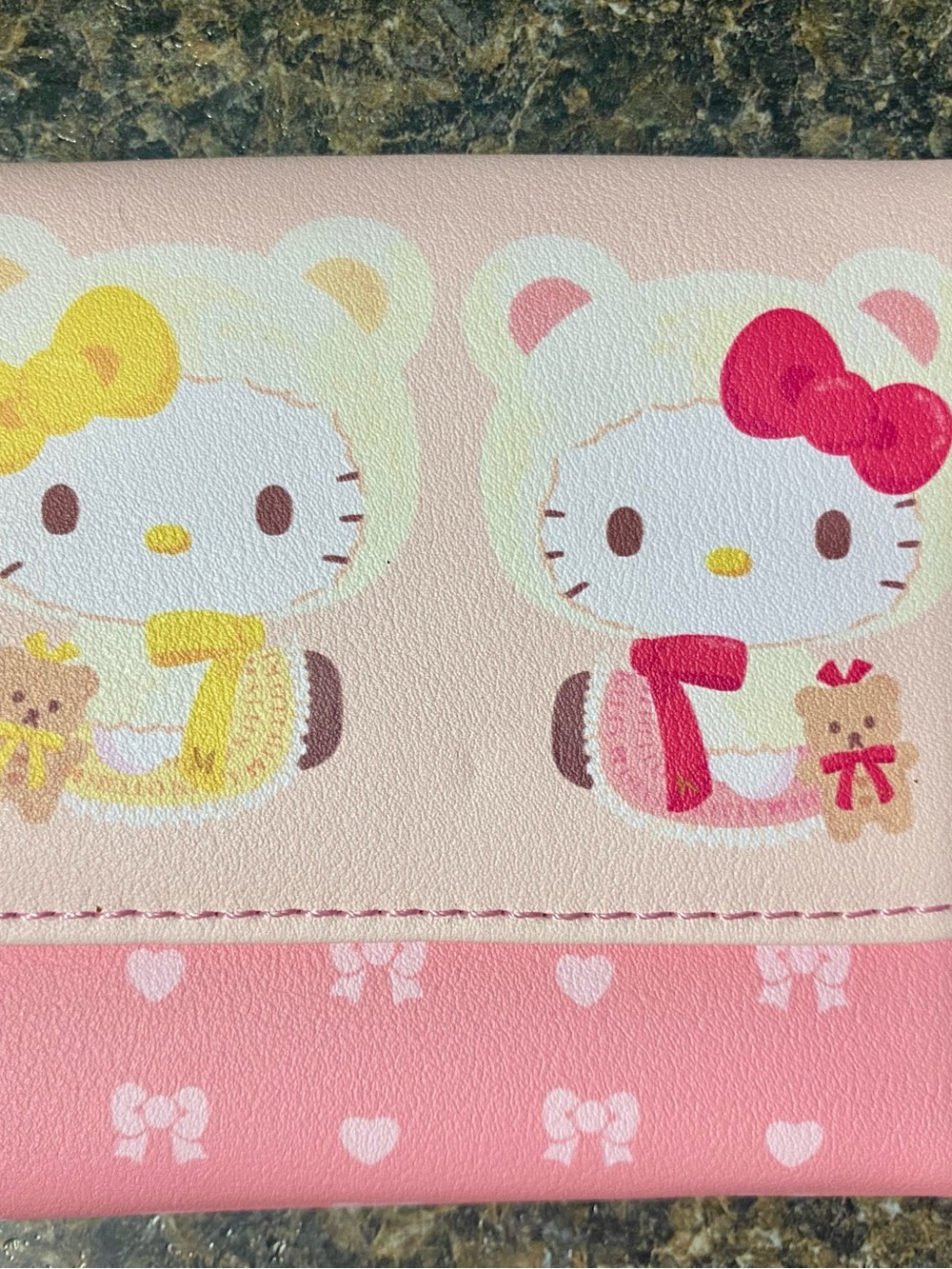 Loungefly Hello Kitty Pink, Yellow and Red Cartoon Wallet